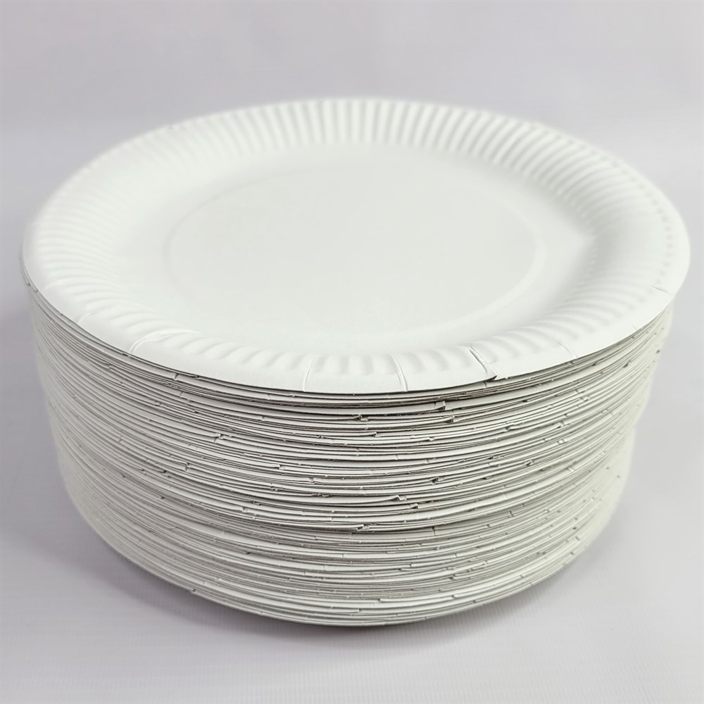 Тарелка картонная 210мм (мелованный картон, упак. 100шт)