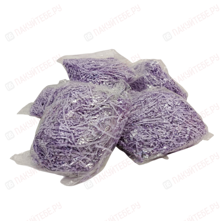 Наполнитель бумажный (светло-фиолетовый), 100гр