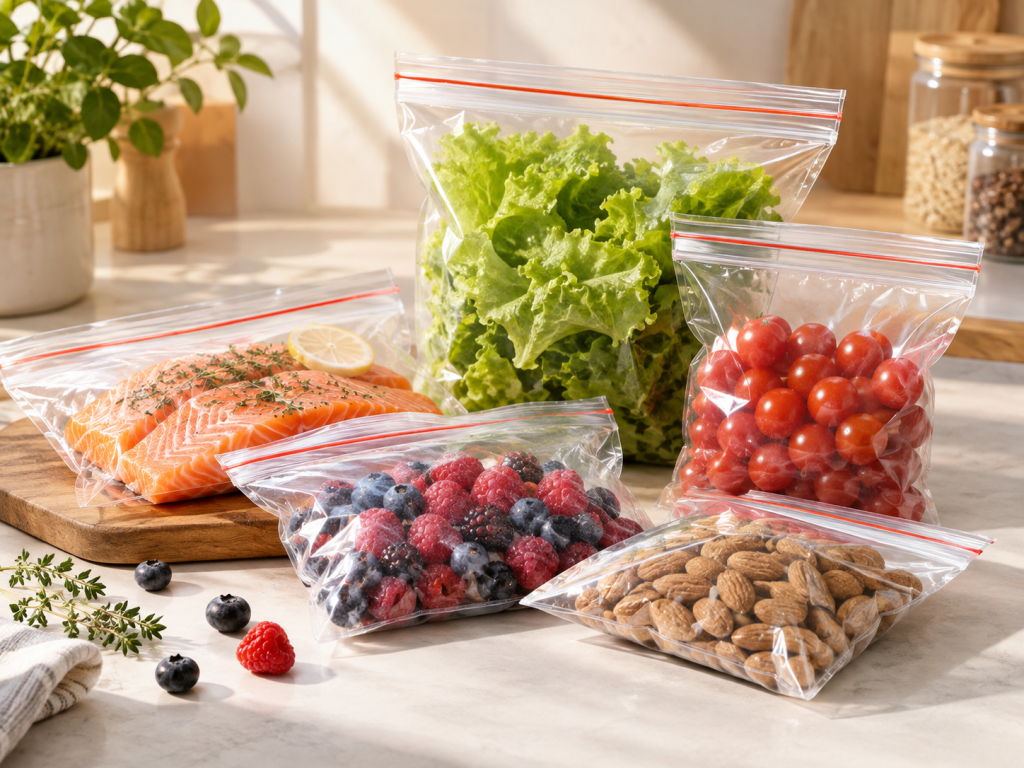 Зип-лок пакеты для пищевых продуктов