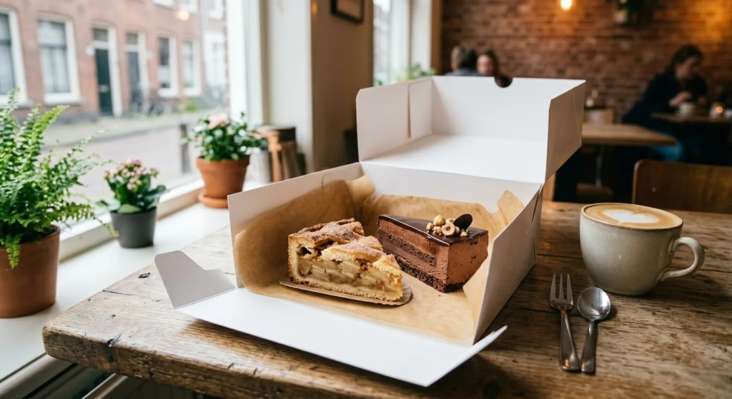 Упаковка десертов и выпечки в подпергамент